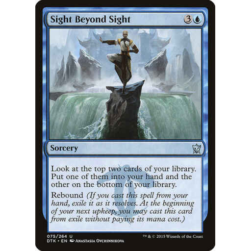 Dragons of Tarkir - 75 - Sight Beyond Sight - Uncommon - U - Non-foil