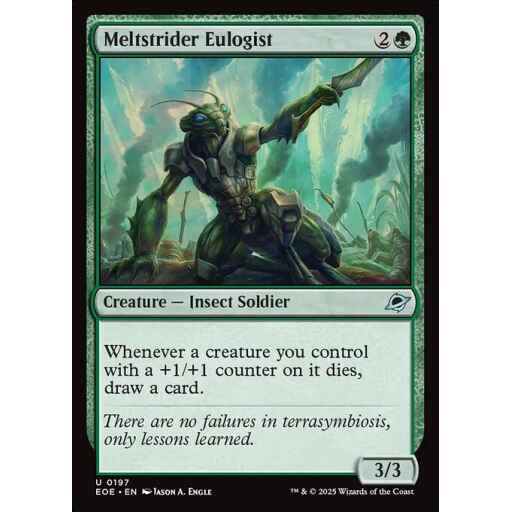 Edge of Eternities - 197 - Meltstrider Eulogist - Uncommon - G - Foil