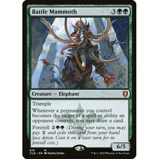 Commander Legends: Battle for Baldur's Gate - 818 - Battle Mammoth - Mythic - G - Non-foil