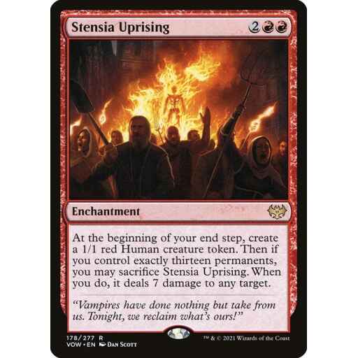 Innistrad: Crimson Vow - 178 - Stensia Uprising - Rare - R - Non-foil