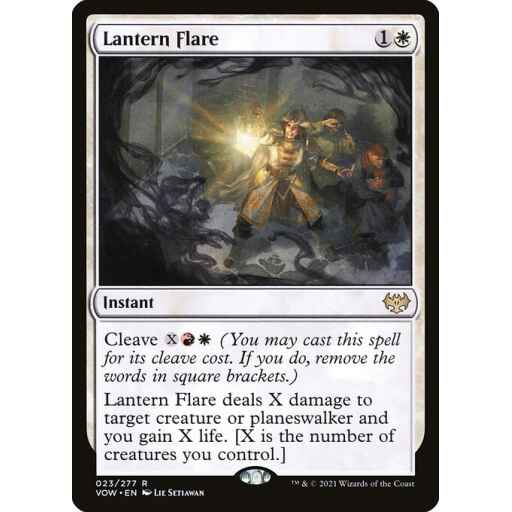 Innistrad: Crimson Vow - 23 - Lantern Flare - Rare - W - Non-foil