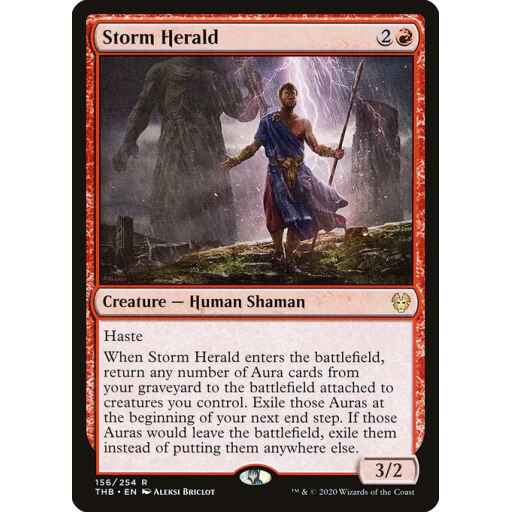 Theros Beyond Death - 156 - Storm Herald - Rare - R - Non-foil