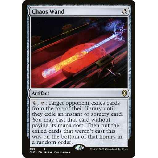 Commander Legends: Battle for Baldur's Gate - 855 - Chaos Wand - Rare - C - Non-foil