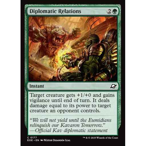 Edge of Eternities - 177 - Diplomatic Relations - Common - G - Non-foil