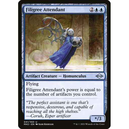 Modern Horizons 2 - 41 - Filigree Attendant - Uncommon - U - Non-foil