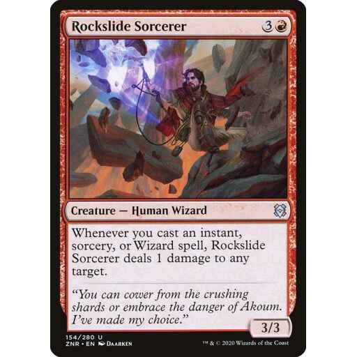 Zendikar Rising - 154 - Rockslide Sorcerer - Uncommon - R - Non-foil