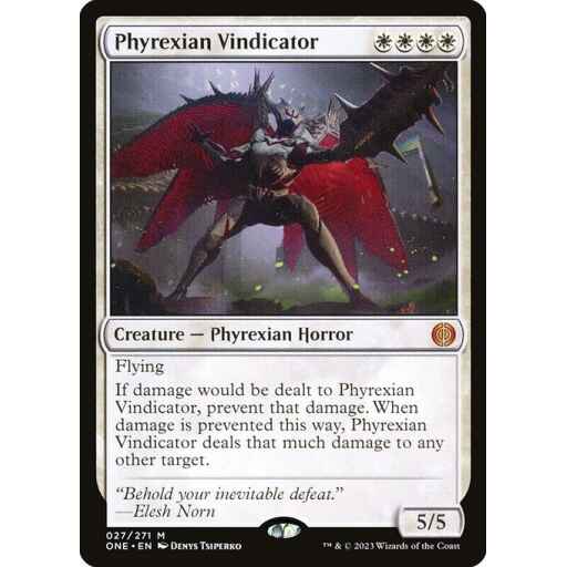Phyrexia: All Will Be One - 27 - Phyrexian Vindicator - Mythic - W - Non-foil
