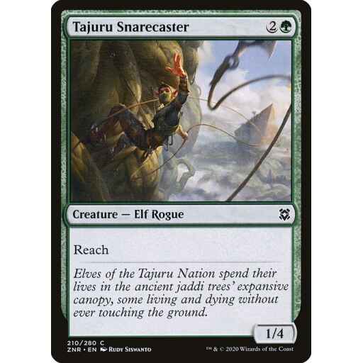 Zendikar Rising - 210 - Tajuru Snarecaster - Common - G - Non-foil