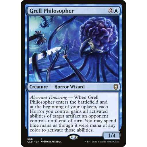 Commander Legends: Battle for Baldur's Gate - 666 - Grell Philosopher - Rare - U - Non-foil