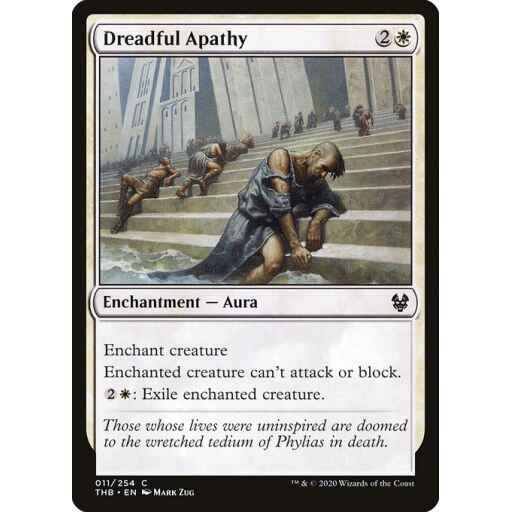 Theros Beyond Death - 11 - Dreadful Apathy - Common - W - Non-foil