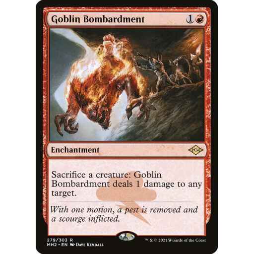Modern Horizons 2 - 279 - Goblin Bombardment - Rare - R - Non-foil
