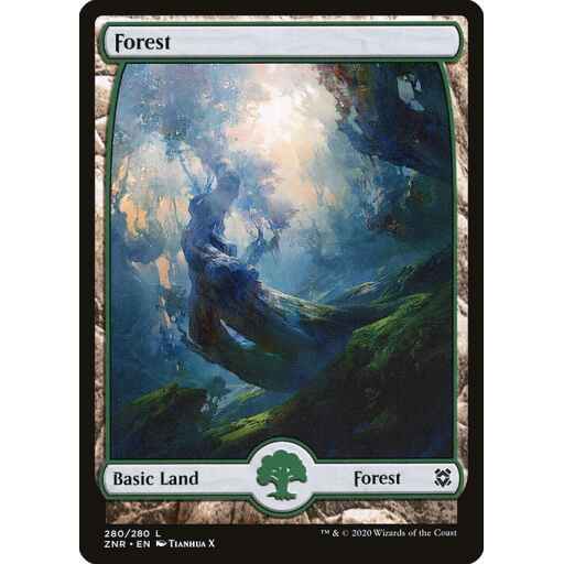 Zendikar Rising - 280 - Forest - Common - C - Non-foil