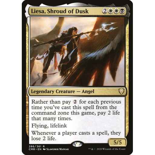 Commander Legends - 286 - Liesa, Shroud of Dusk - Rare - WB - Non-foil