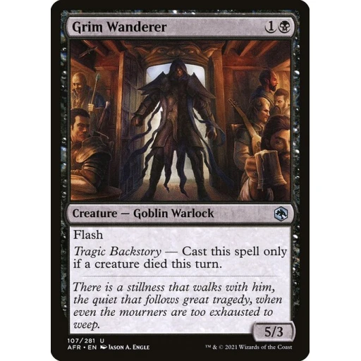 Adventures in the Forgotten Realms - 107 - Grim Wanderer - Uncommon - B - Non-foil