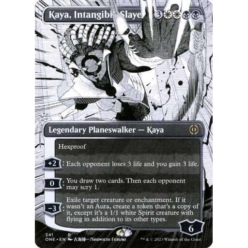 Phyrexia: All Will Be One - 341 - Kaya, Intangible Slayer - Rare - WB - Non-foil