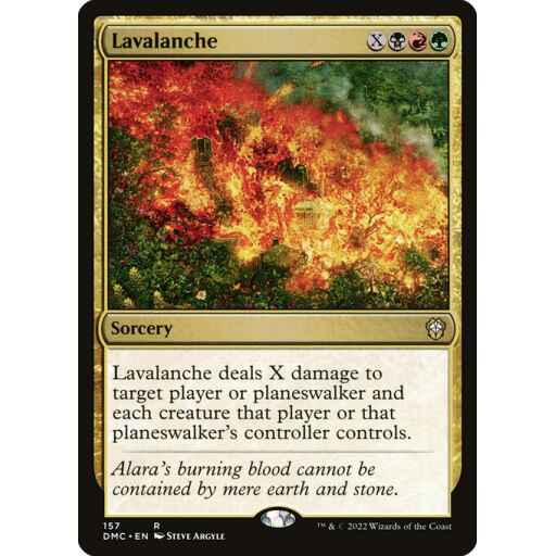 Dominaria United Commander - 157 - Lavalanche - Rare - Multi - Non-foil