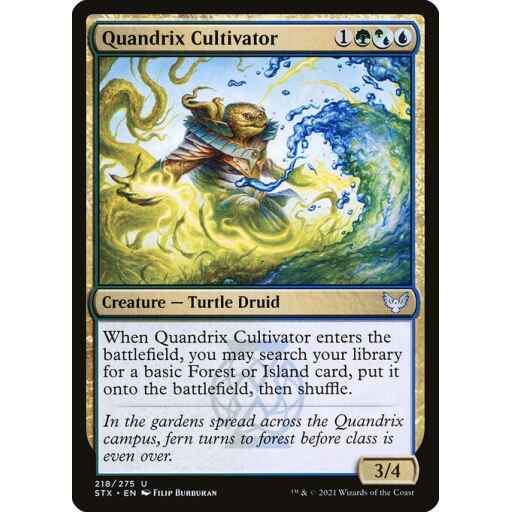 Strixhaven: School of Mages - 218 - Quandrix Cultivator - Uncommon - UG - Non-foil