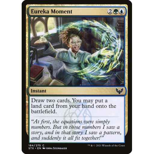 Strixhaven: School of Mages - 184 - Eureka Moment - Common - UG - Non-foil