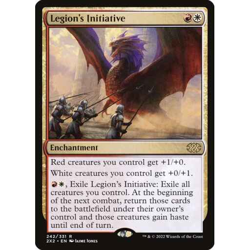 Double Masters 2022 - 242 - Legion's Initiative - Rare - WR - Non-foil