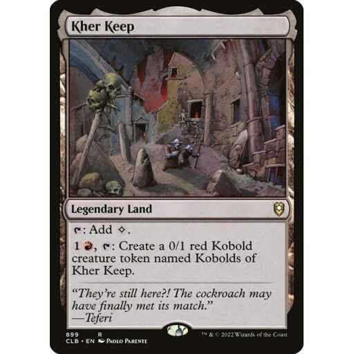 Commander Legends: Battle for Baldur's Gate - 899 - Kher Keep - Rare - C - Non-foil