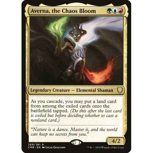Commander Legends - 269 - Averna, the Chaos Bloom - Rare - Multi - Non-foil