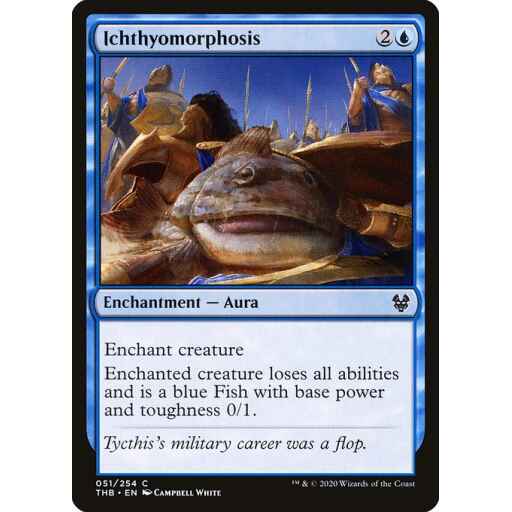 Theros Beyond Death - 51 - Ichthyomorphosis - Common - U - Non-foil