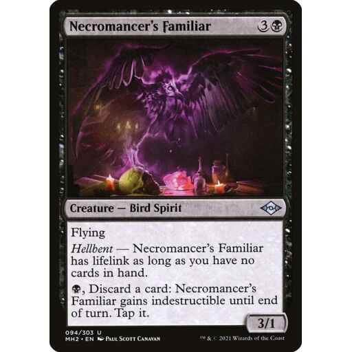 Modern Horizons 2 - 94 - Necromancer's Familiar - Uncommon - B - Non-foil