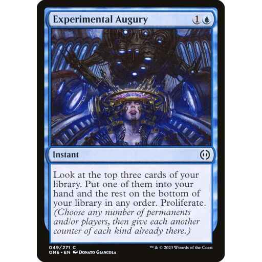 Phyrexia: All Will Be One - 49 - Experimental Augury - Common - U - Non-foil