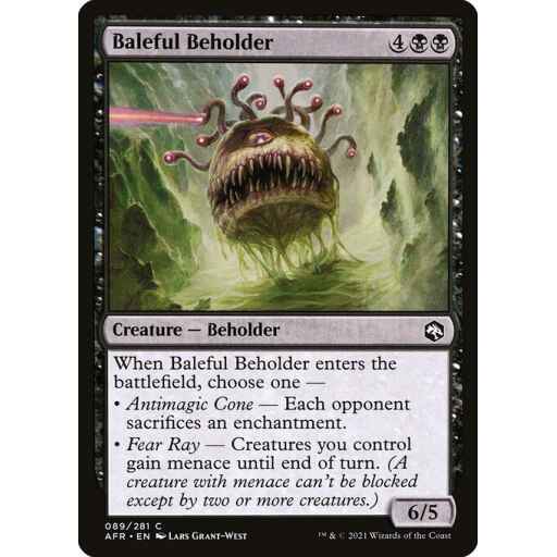 Adventures in the Forgotten Realms - 89 - Baleful Beholder - Common - B - Non-foil