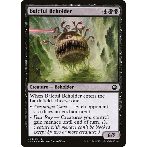 Adventures in the Forgotten Realms - 89 - Baleful Beholder - Common - B - Non-foil