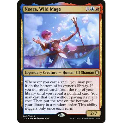 Commander Legends: Battle for Baldur's Gate - 288 - Neera, Wild Mage - Rare - UR - Non-foil