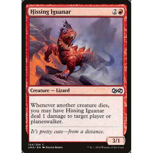 Ultimate Masters - 134 - Hissing Iguanar - Common - R - Non-foil