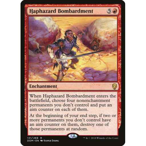 Dominaria - 131 - Haphazard Bombardment - Rare - R - Non-foil