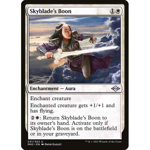 Modern Horizons 2 - 31 - Skyblade's Boon - Uncommon - W - Non-foil