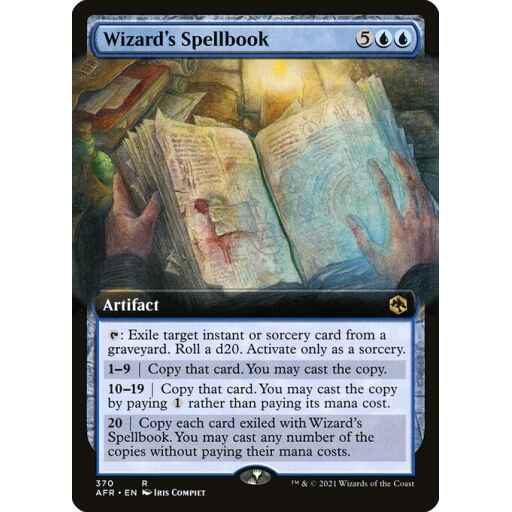 Adventures in the Forgotten Realms - 370 - Wizard's Spellbook - Rare - U - Non-foil