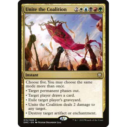 Dominaria United Commander - 15 - Unite the Coalition - Rare - Multi - Non-foil