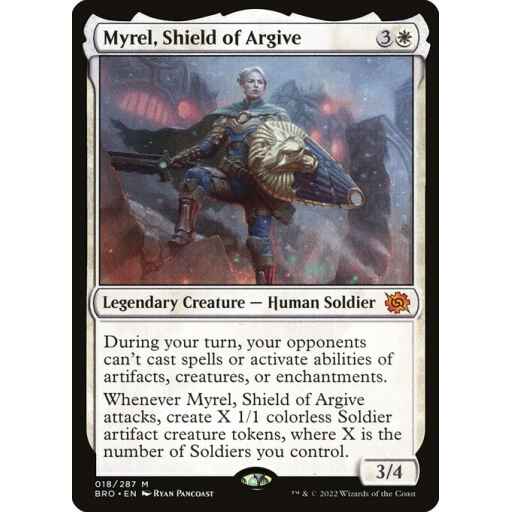 The Brothers' War - 18 - Myrel, Shield of Argive - Mythic - W - Foil