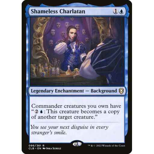 Commander Legends: Battle for Baldur's Gate - 96 - Shameless Charlatan - Rare - U - Non-foil