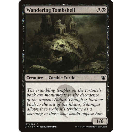 Dragons of Tarkir - 127 - Wandering Tombshell - Common - B - Non-foil