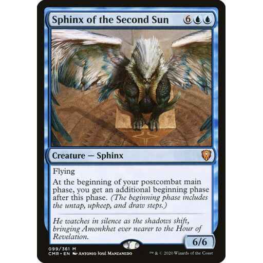 Commander Legends - 99 - Sphinx of the Second Sun - Mythic - U - Non-foil