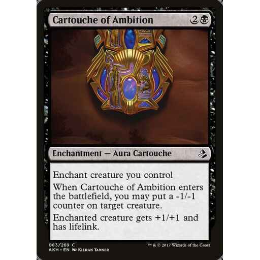 Amonkhet - 83 - Cartouche of Ambition - Common - B - Non-foil