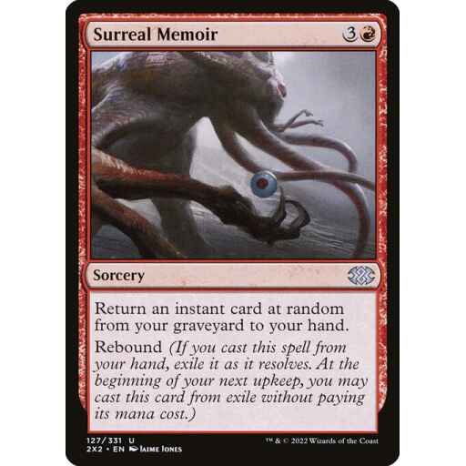 Double Masters 2022 - 127 - Surreal Memoir - Uncommon - R - Non-foil
