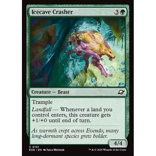 Edge of Eternities - 191 - Icecave Crasher - Common - G - Foil