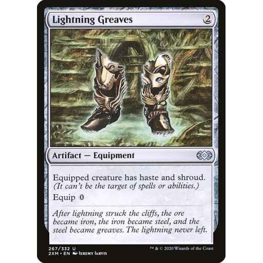 Double Masters - 267 - Lightning Greaves - Uncommon - C - Non-foil