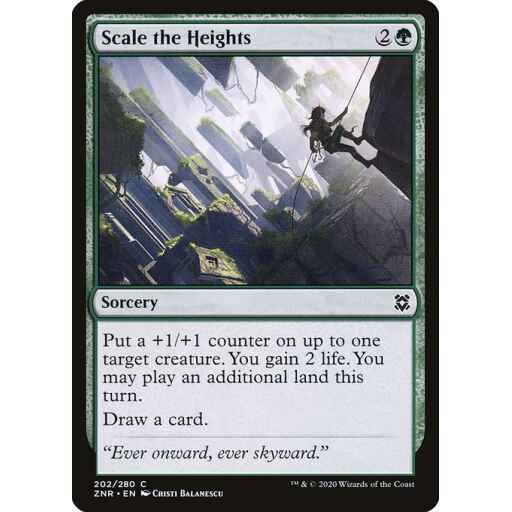 Zendikar Rising - 202 - Scale the Heights - Common - G - Non-foil