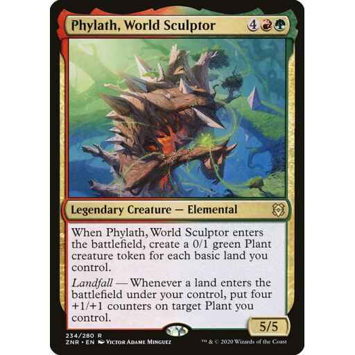 Zendikar Rising - 234 - Phylath, World Sculptor - Rare - RG - Non-foil