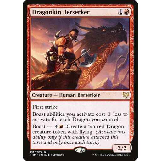 Kaldheim - 131 - Dragonkin Berserker - Rare - R - Non-foil