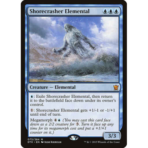 Dragons of Tarkir - 73 - Shorecrasher Elemental - Mythic - U - Non-foil