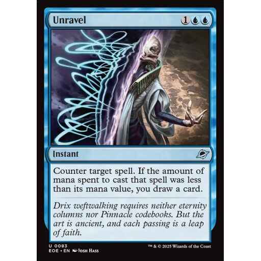 Edge of Eternities - 83 - Unravel - Uncommon - U - Foil