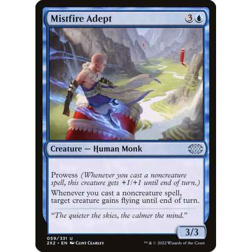 Double Masters 2022 - 59 - Mistfire Adept - Uncommon - U - Non-foil